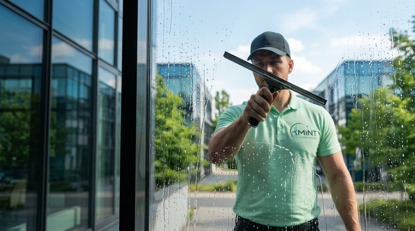Gepflegte Fenster mit langanhaltender Sauberkeit dank MiNT Pflegeplan